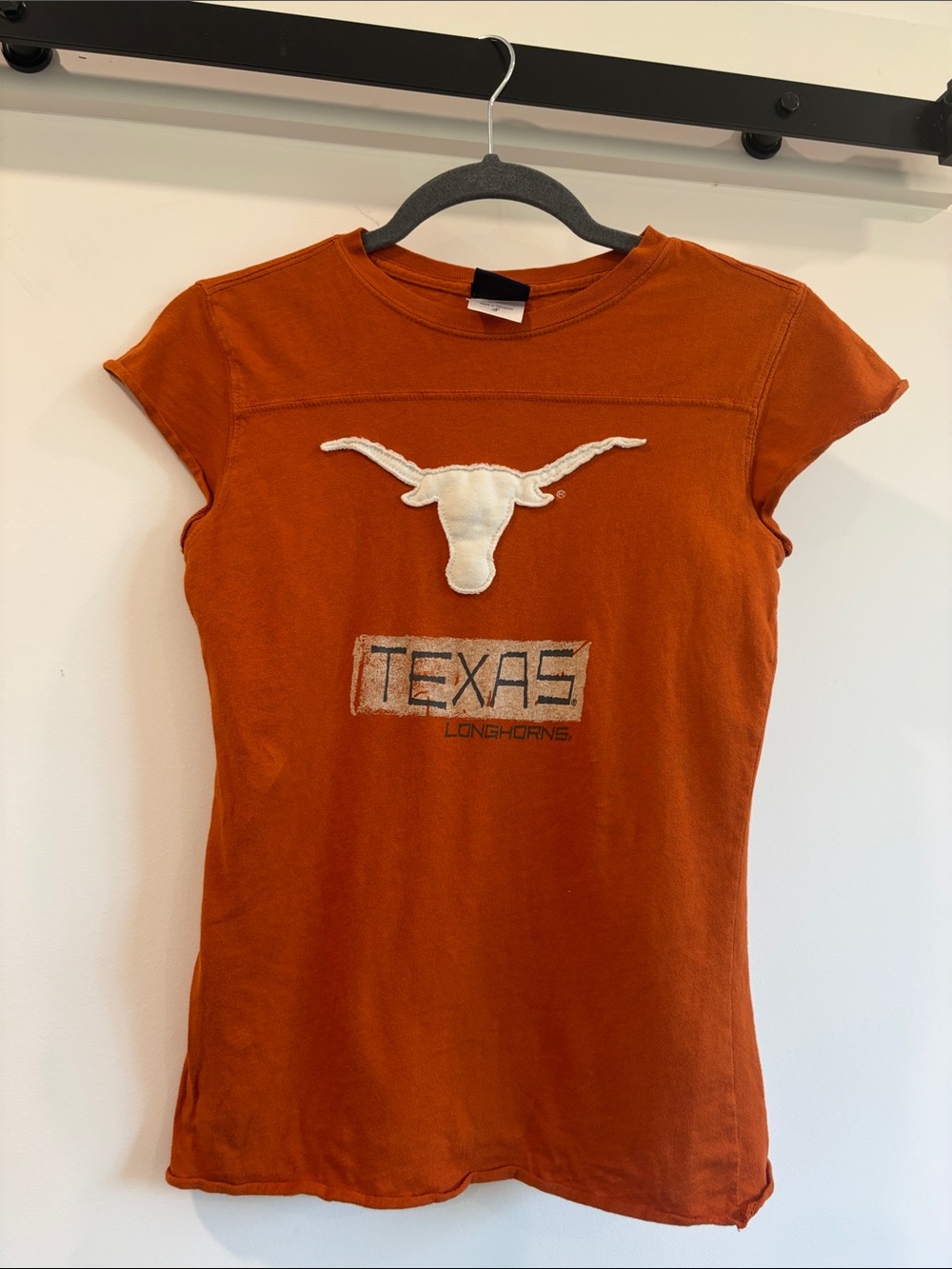 Texas Longhorns Vintage  Women’s Burnt Orange Cap Sleeve Tee